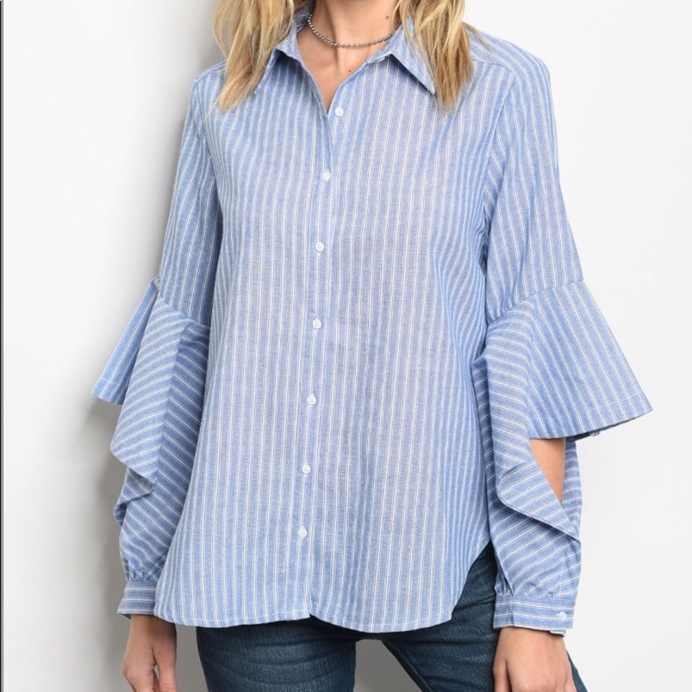 Light blue shirt